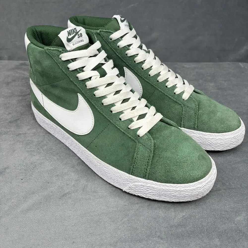 Nike SB Zoom Blazer Mid Fr Green White Men’s 11 US Skateboarding FD0731-300 - Picture 2 of 8